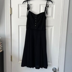 L.L. Bean Black Strappy Sundress